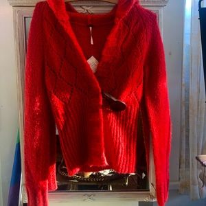 Darling Free People cardigan hooded sweater